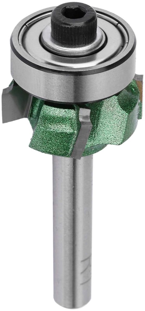 SnelShoppen - Trimming Cutter Bits R1/R2/R3 Houtbewerking Freesbit Tungsten Staal 4 Tanden 1/4" Schacht Voor Edging Gereedschap 19 * 6mm (R3)