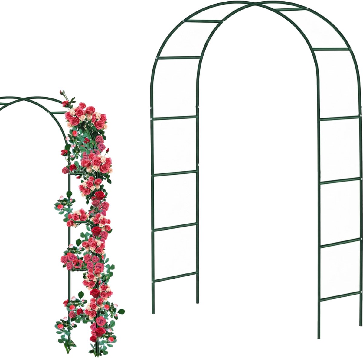 ApexArte® Metalen Tuinboog - Rozenboog - Trellis voor Planten
