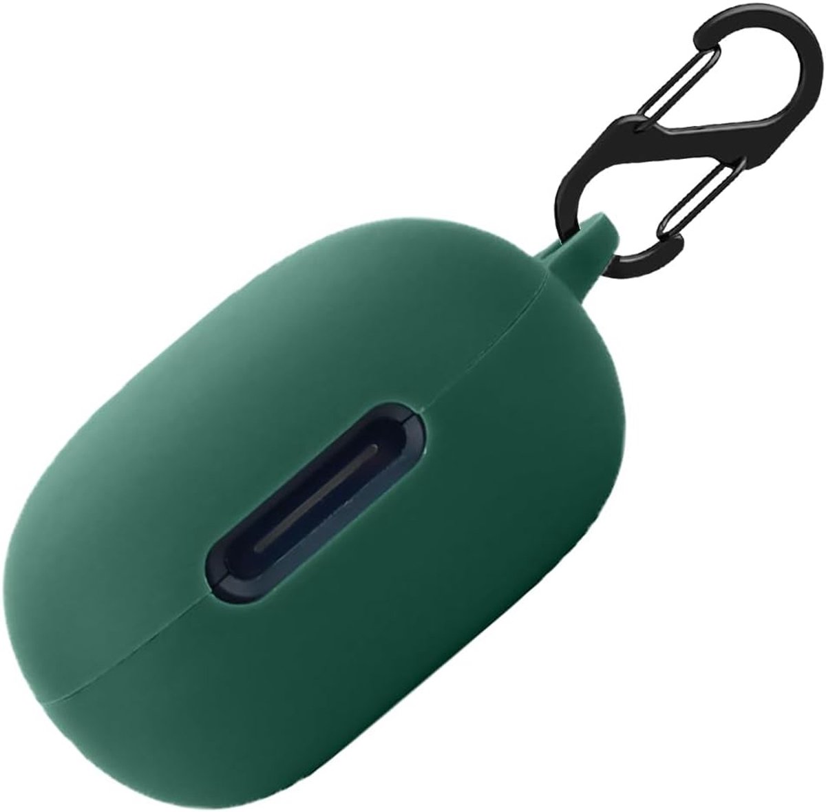 SnelShoppen - Silicone Hoes voor Anker Soundcore C30i - Schokbestendige Beschermhoes met Sleutelhanger - Donkergroen - Ultra Dun en Wasbaar
