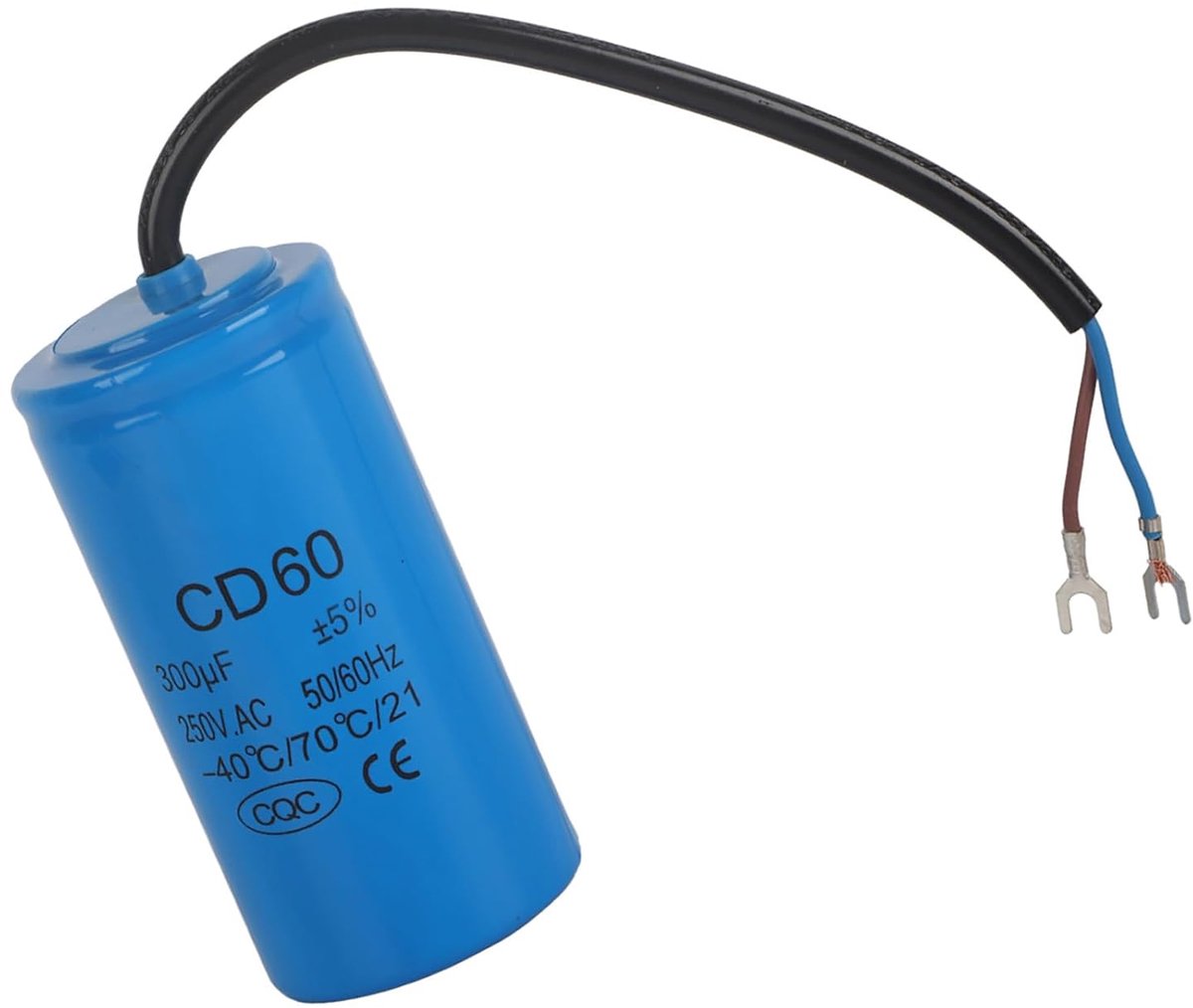 SnelShoppen - CD60 300uF Explosiebestendige Condensator, Motorcondensator voor Koelkasten, Airconditioners, Waterpompen, Generatoren -40°C tot 70°C