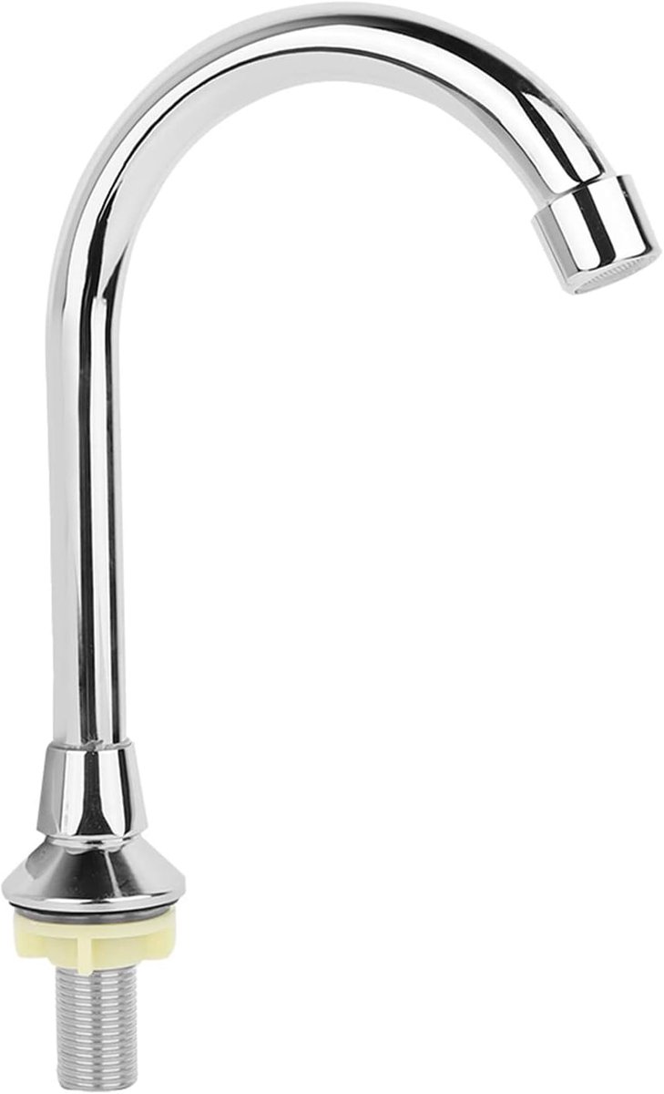 SnelShoppen - Waterkraan met Koperen Voetschakelaar 240 * 125mm - Voetpedaal Ventiel voor Keuken, Laboratorium en Ziekenhuis - Waterbesparing en Eenvo