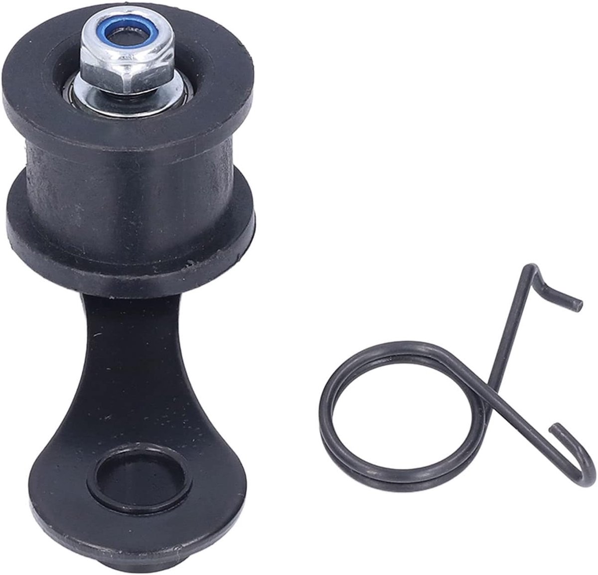SnelShoppen - Motorfiets Kettingspanner, Kettingrol Spanner met Veer voor Straat, Dirt, Pit Bike, ATV, Quad, Scooter - Hoogwaardige Metaal en Kunststo