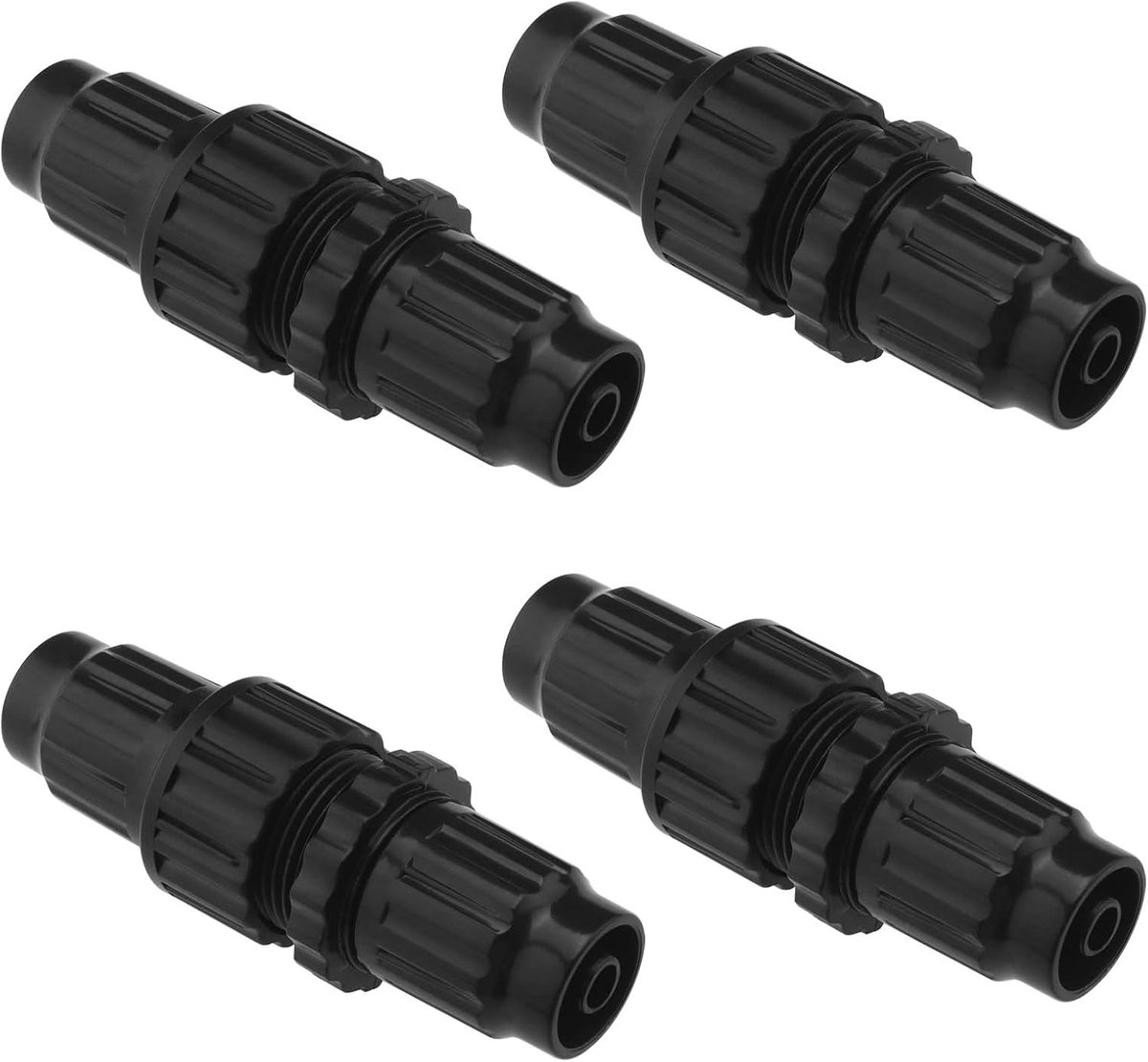 SnelShoppen - 4 Sets Tuinslang Reparatie Kit - Tuinslang Plastic Adapter - Mannen en Vrouwen Aansluiting - Kraan Plastic Connector - Tuin Expandable S