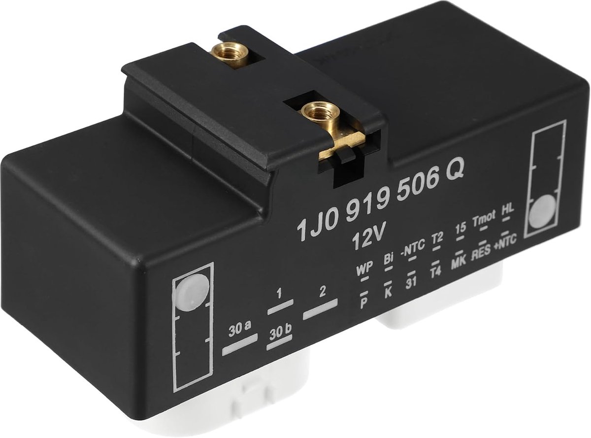 SnelShoppen - Radiator Ventilator Controlemodule Geschikt voor Volkswagen Golf Mk4 1997-2006 - Duurzaam Materiaal - 1 Stuk
