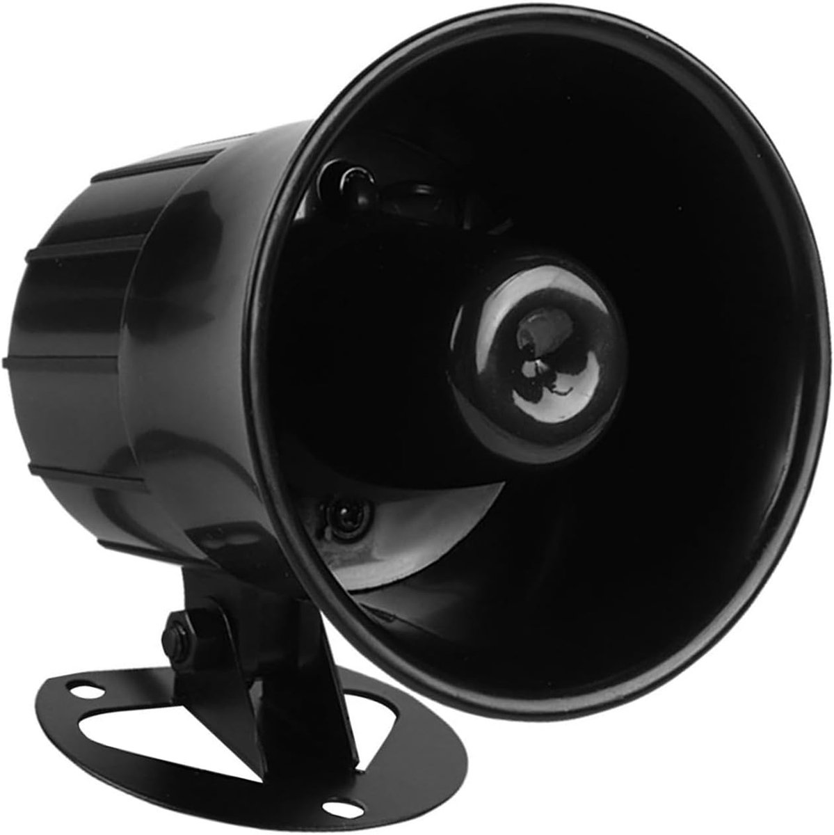 SnelShoppen - Sirene 120dB 12V Buiten Alarm - Luide Hoorn Alarm Sirene voor Auto Elektronica - Brandveilige ABS Behuizing - Ideaal voor Buitenbeveilig