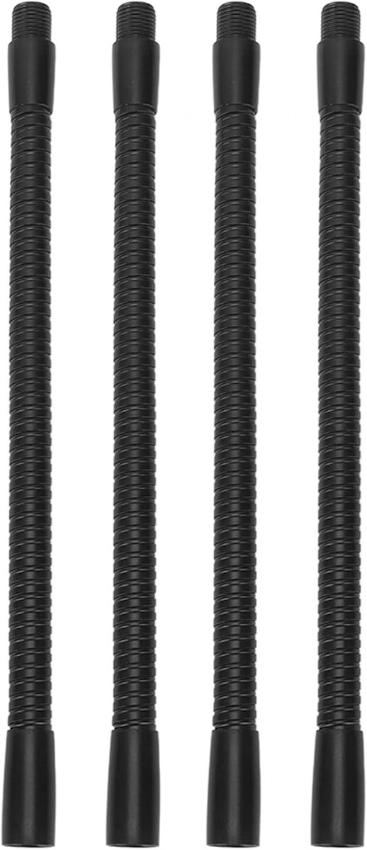 SnelShoppen - Gooseneck Lamp Tube 20cm, 4 Stuks, Duurzaam, Verstelbaar, Universeel, Schokbestendig, Flexibele Lampbuis Voor DIY Lampen, Plantenlampen