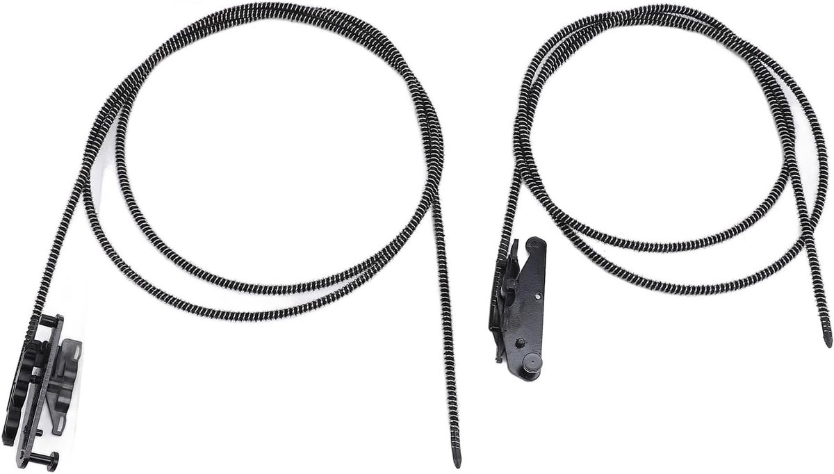 SnelShoppen - 2Pcs Sunroof Glas Kabel FL3Z16502C22 Vervangingsset voor Zonnebank Reparatie, Slijtvast, Eenvoudige Installatie, Geschikt voor F 450 201