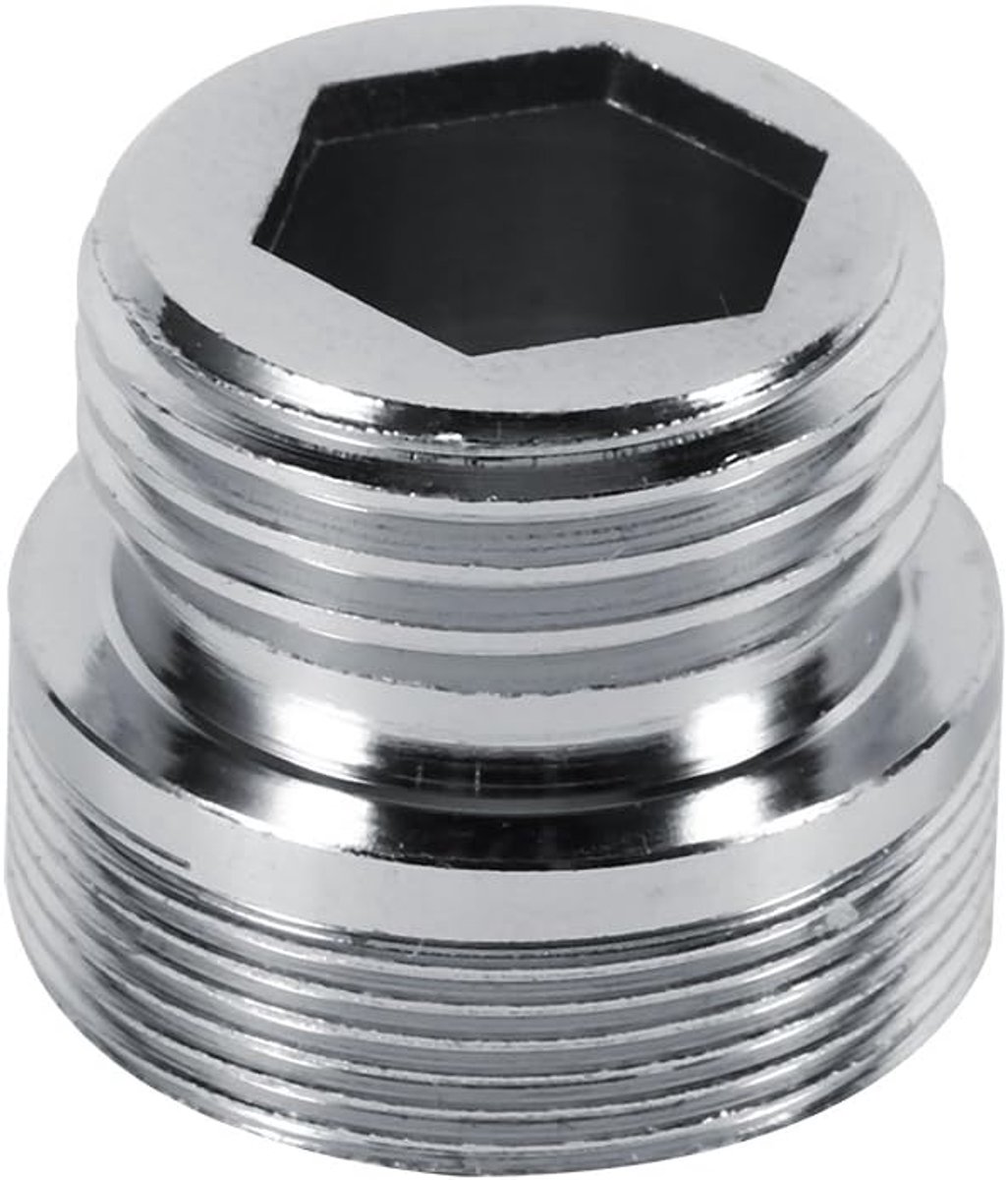 SnelShoppen - 22mm naar 20mm Converter, Kraanadapter G1/2, 1PC Keuken Koper Waterfilter Aerator Accessoires, Vrouwelijke Slangstandaard Mannelijk Schr