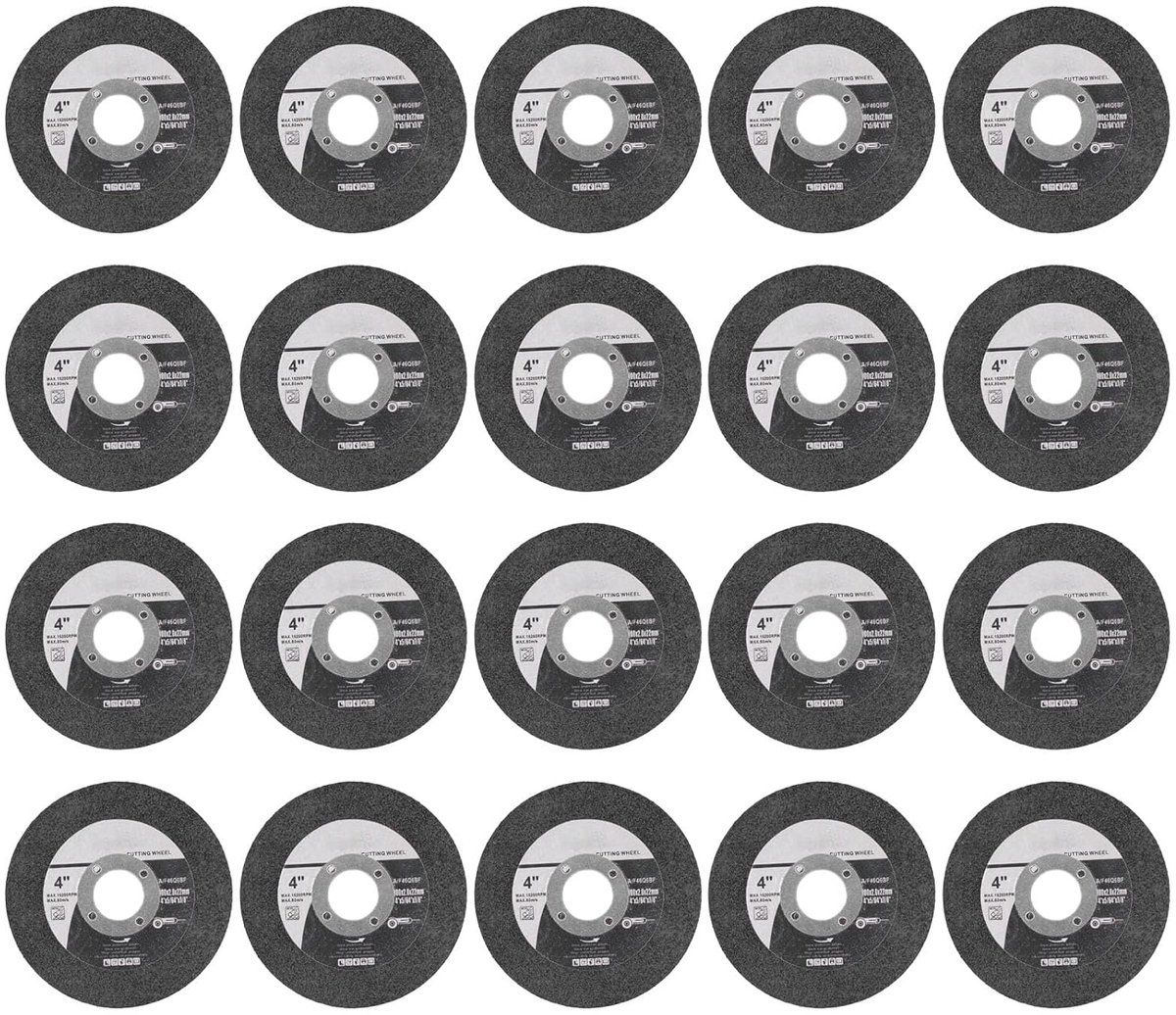 SnelShoppen - Siliconen Carbide Snijwiel Set, 20 Stuks, 100mm Buiten Diameter, 22mm Binnen Diameter, Professionele Snijschijven voor Snelle en Efficië