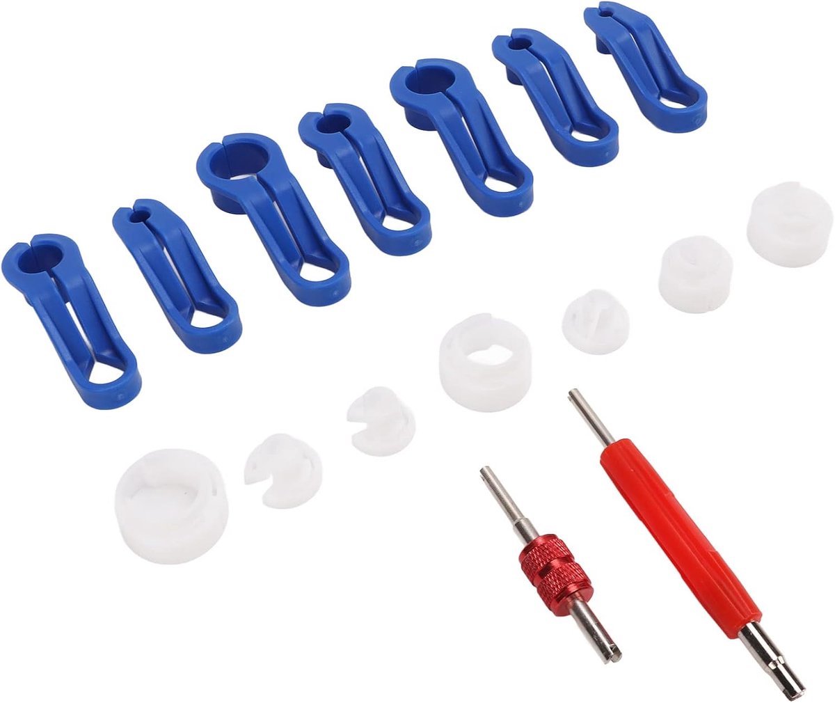 SnelShoppen - 16-Delige Brandstofleiding Ontkoppelset - Universele Auto Reparatietools - Voor 6mm tot 22mm Leiding - Duurzaam Materiaal - Brandstoflei