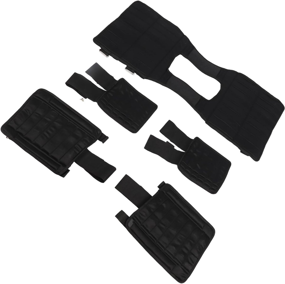 SnelShoppen - Gewichten Vest Verstelbaar voor Krachttraining, Ademend Mesh Materiaal, 35kg Gewicht, Ideaal voor Spieropbouw en Gewichtsverlies