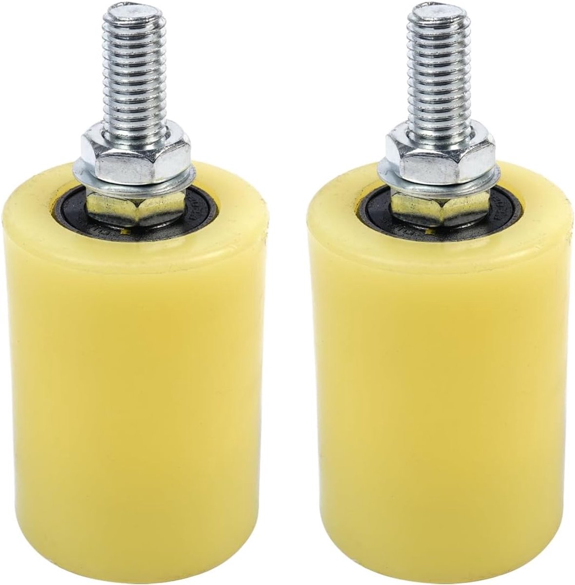 SnelShoppen - 2 Stuks Poort Rollen Glijpoort Gids Rollen voor Glijdende Poorten - 50x70mm Hoogwaardige Nylon