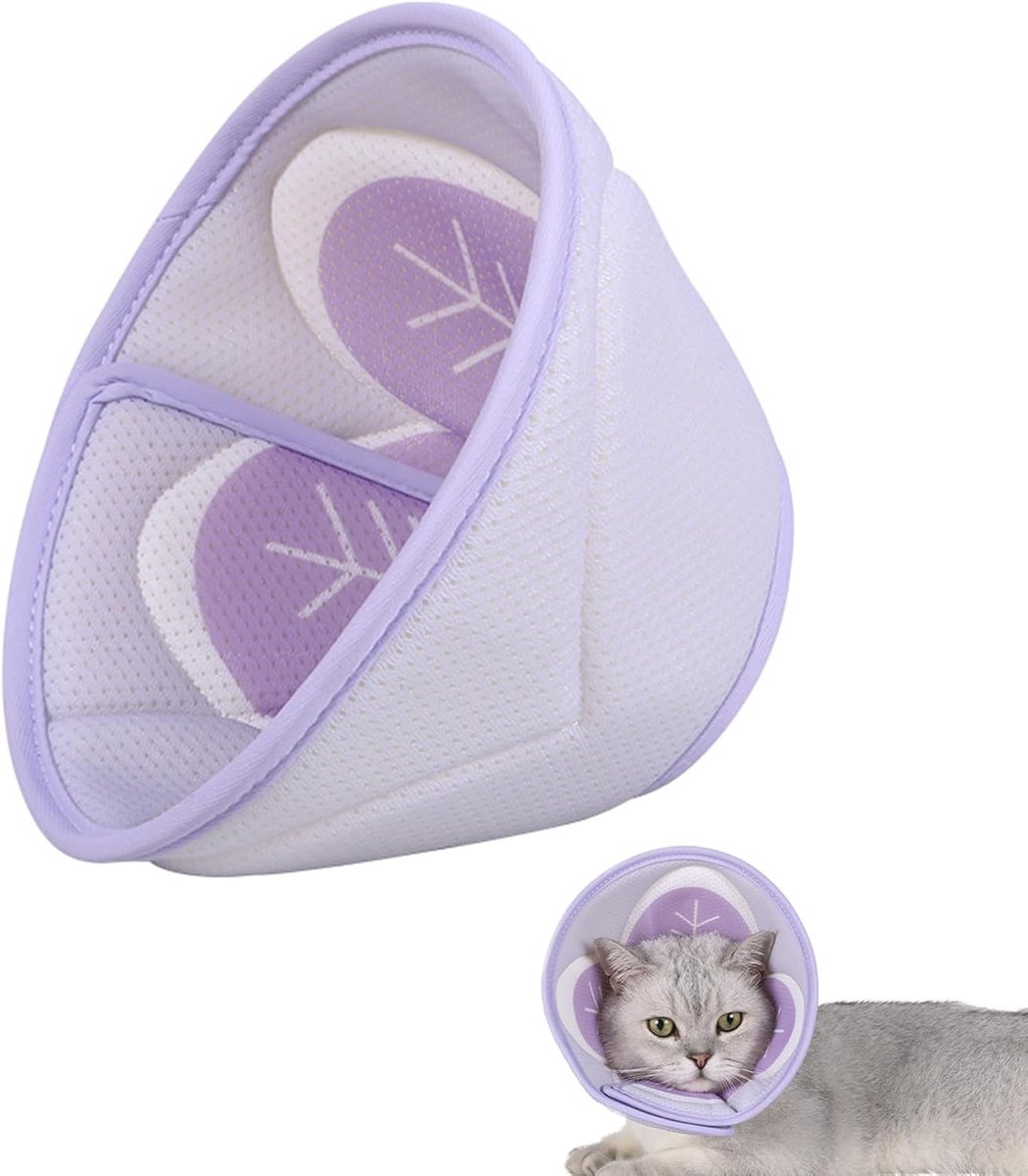 Breathable Cotton Collar Collar for Cats and Dogs, Adjustable