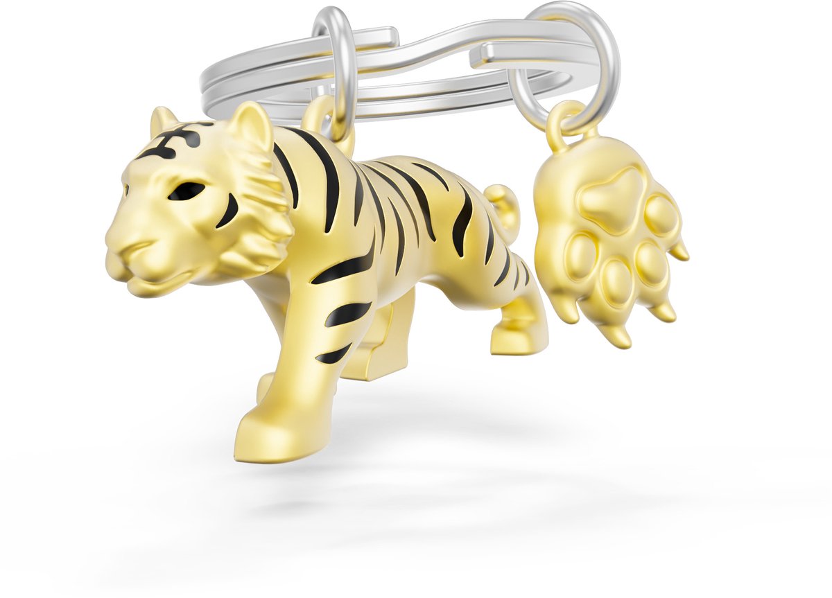 Metalmorphose® Sleutelhanger Tijger – Metalen Tijger – Animal Wildlife Collection – Cadeau