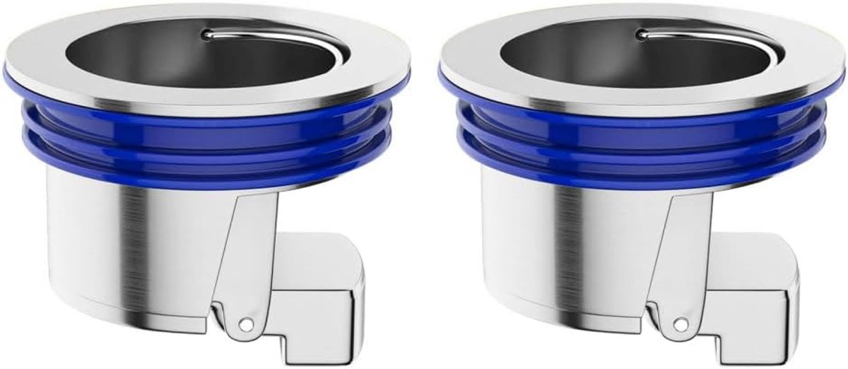 SnelShoppen - 2 Stuks Afvoerplug met Terugslagbeveiliging, Zelfsluitende Afvoerplug voor Diameter 33-40mm Vloerafvoer, Volkoper, Ideaal voor Keuken en