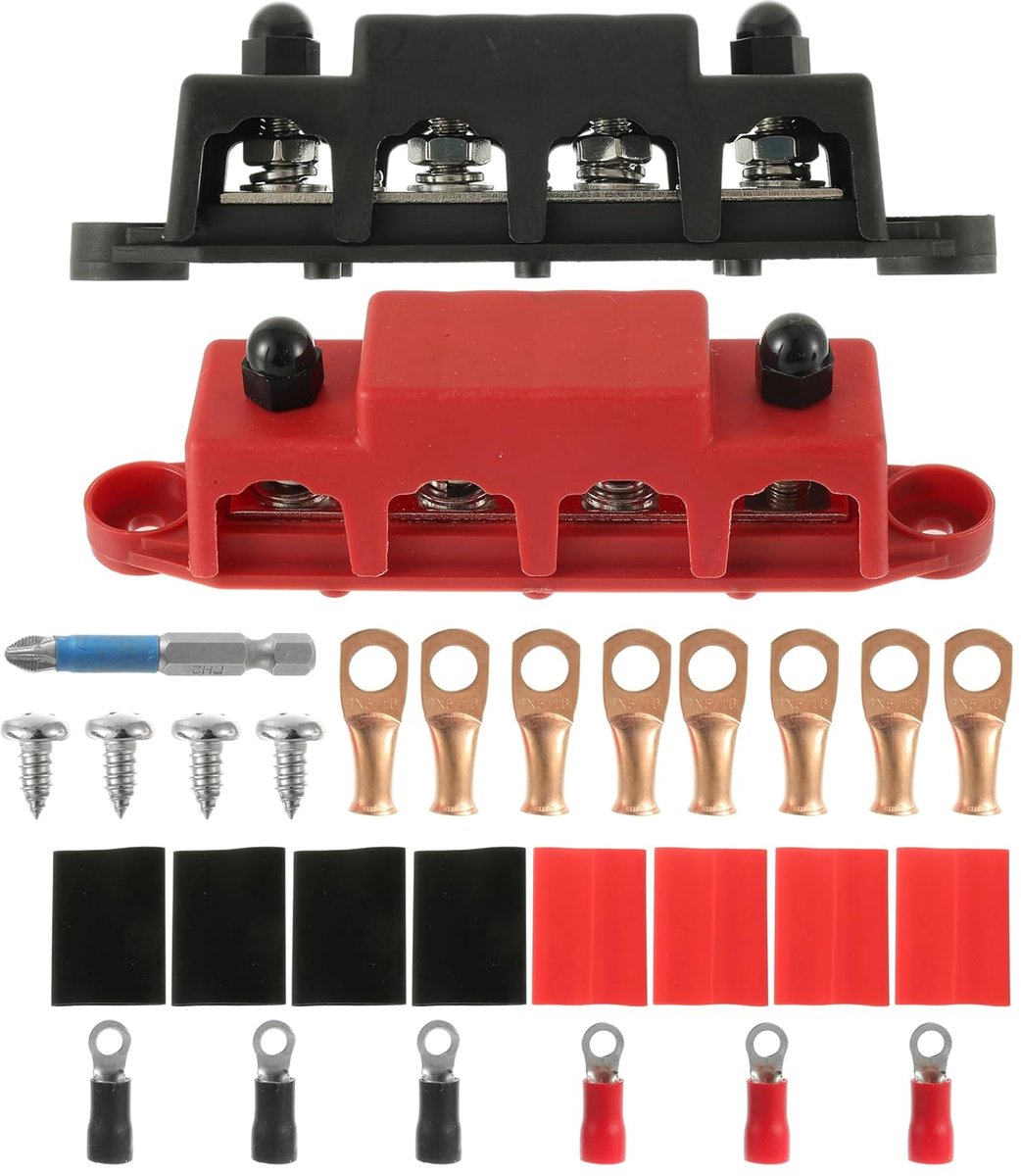 Verdeelrailbox 250 A - 2 verpakkingen - heavy duty - uitstekende geleidbaarheid - ShopVlot