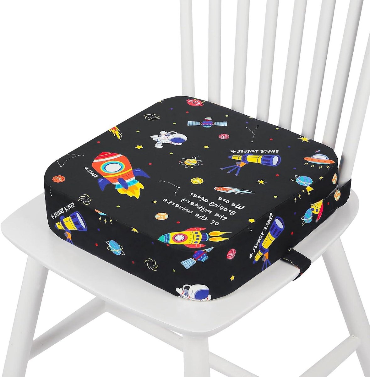 Kinderstoelverhoger - Cartoon zitje - Comfortabel eten - Verstelbare riemen - 32 x 32 x 8 cm - Universum