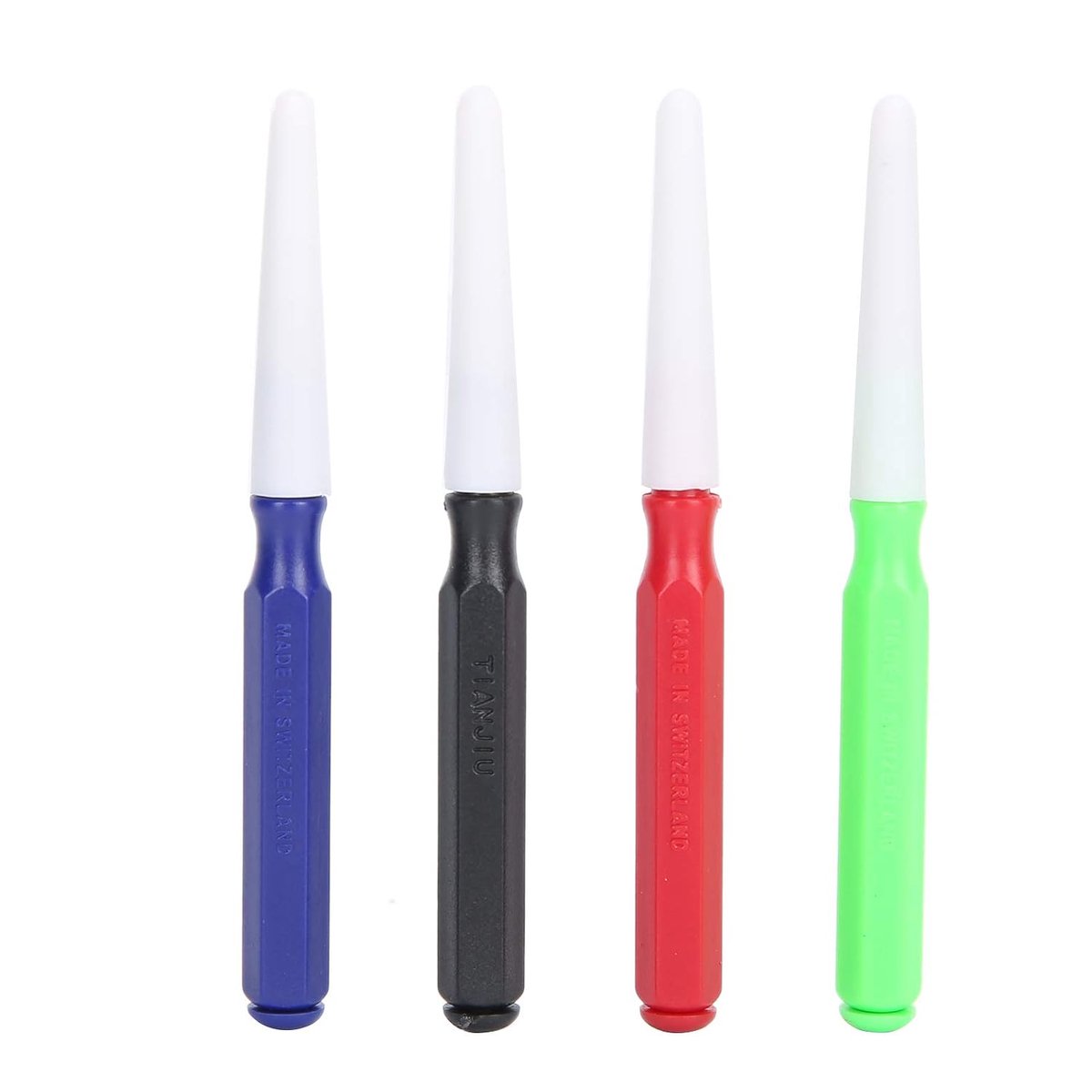 SnelShoppen - Kohlenstoffstahl Horloge Olie Pen Set - 4-Delige Precisie Smeermiddel voor Horlogemakers en Horloge Reparateurs - Duurzaam en Profession