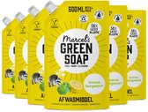 Marcel's Green Soap Afwasmiddel Navulling - Citroen & Bergamot - 6 x 500ml