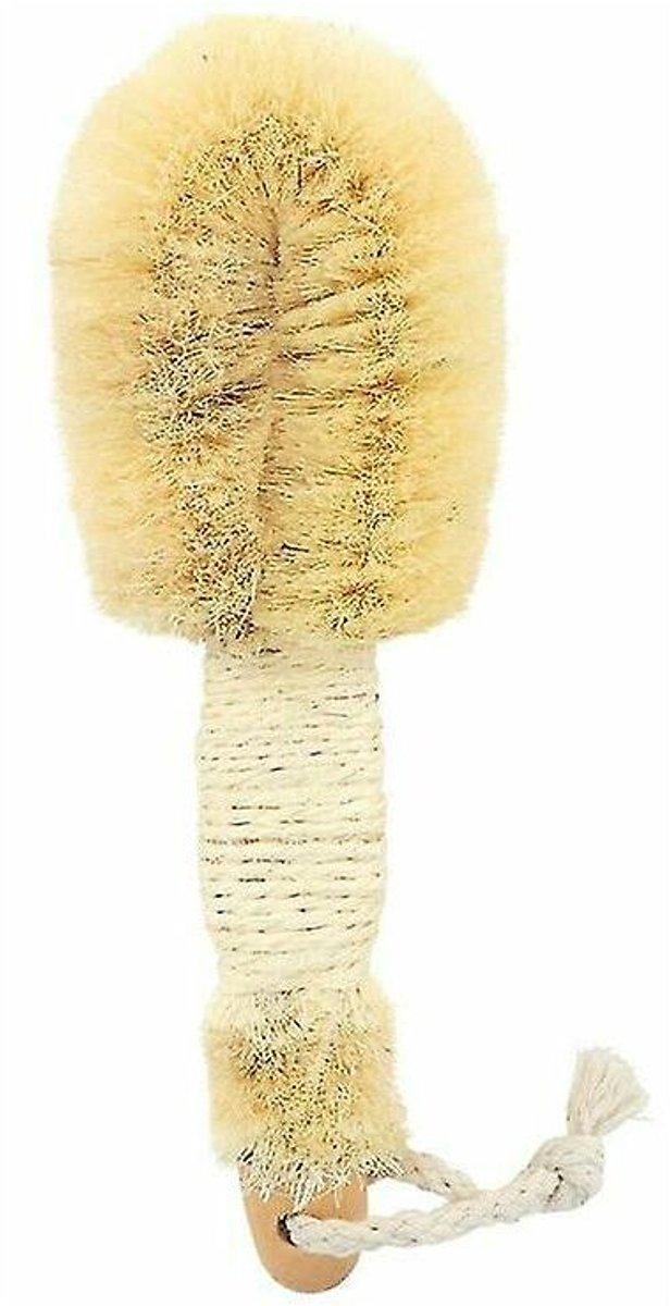 Badborstel - 100% natuurlijke sisalharen. 23 cm lang.
