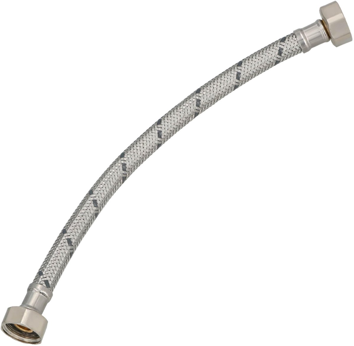 KOTARBAU® Flexibele Aansluitslang 1/2" x 1/2" - Flexibele Kraanslang 30 cm - Sanitaire Aansluitslang - Flexibele Verbindingsslang - Aansluitslang Armatuur - met Roestvrijstalen Vlechtwerk