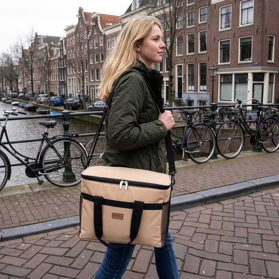 Packaway 4 Laags Geïsoleerde Lunchtas - 30 liter Koeltas - Beige van Packaway — afbeelding 5
