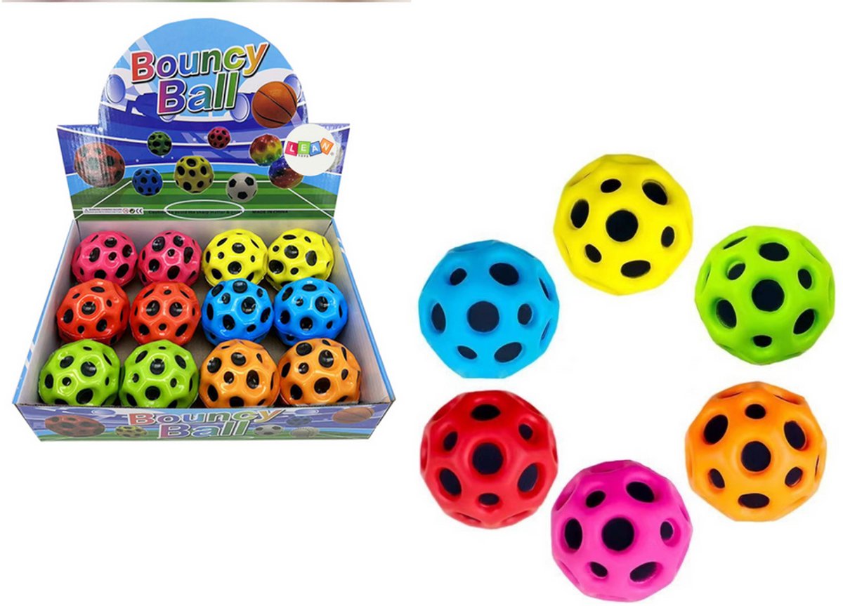 Gloeiende bal voor stuiterend kneden met kuiltjes 6 cm - UNI