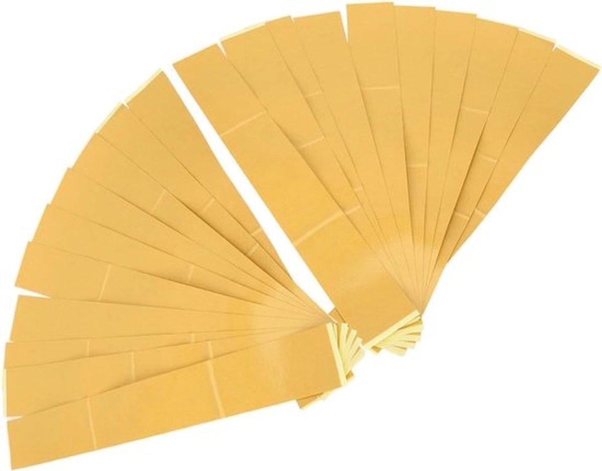 Zelfklevende PVC Strips voor Houtbewerking, 20 Stuks, 2x14 Inch, Dubbelzijdige Tape voor Precisie en Positionering van Zagen