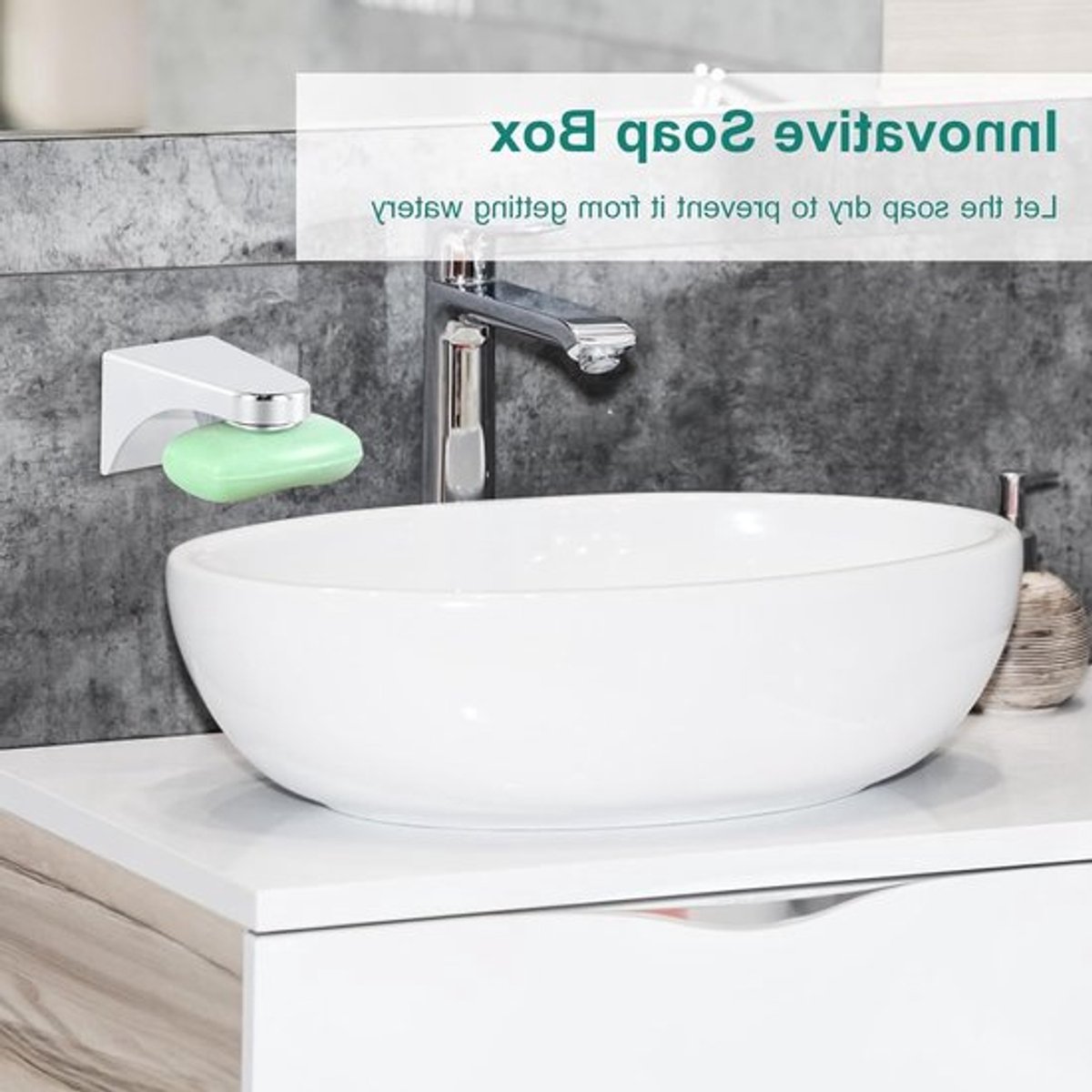 Set van 2 Magnetische Zeepdispenser met Zelfklevende Bevestiging voor Douche, Badkuip en Wastafel - Ideaal voor Organisatie en Ruimtebesparing