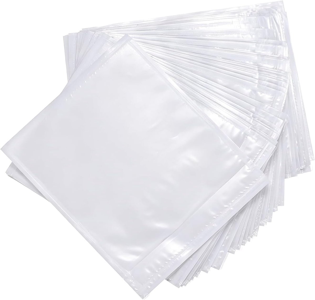 SnelShoppen - 50 Stuks Transparante Verzendlabel Pouchen - 4.5 x 5.5 Inch Waterdichte Plastic Invoicesleeves - Zelfklevend voor Verpakking en Transpor