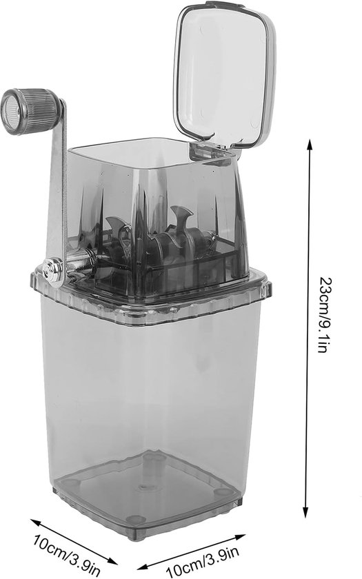 Handmatige Ijsbreker - Keuken Blender - Vissers Lokken - Grote Capaciteit - 25 x 16 x 12 cm van Merkloos — afbeelding 5
