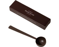 Cabau – Bloom Scoop – Chocolate Brown – Roestvrijstalen Maatschep 10 Gram / 15 ml – Voor Eiwitpoeder, Supplementen, Koffie & Cacao – Luxe Geschenkverpakking