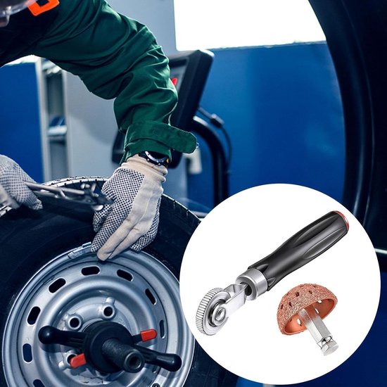 Reparatieset Platte Banden - Patchroller en Polijstwiel - Bandreparatie Uitvoeren - Slijtvast en Universeel - 38 mm - null — afbeelding 4
