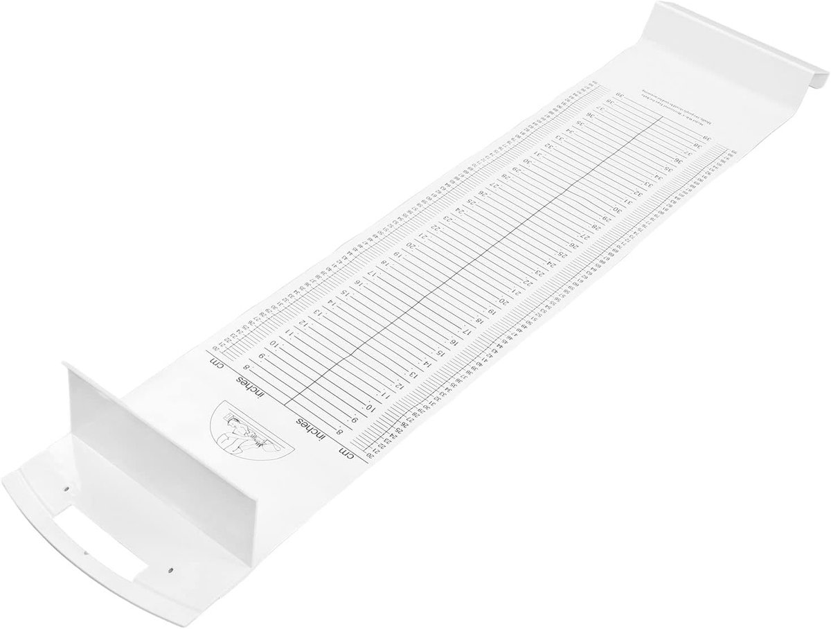 Baby meetlat - lichtgewicht en ruimtebesparend - huidvriendelijk materiaal - nauwkeurige groei meting - ShopVlot
