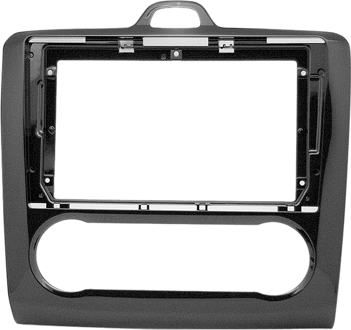 9" paneel Ford Focus Klimatronik piano zwart