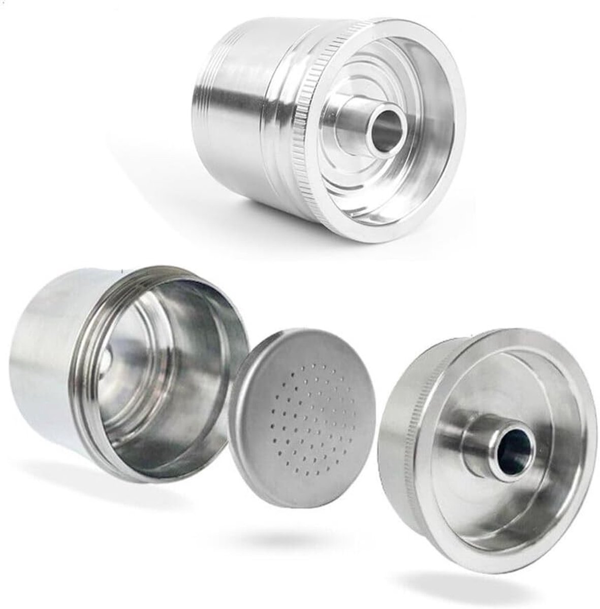 Herbruikbare RVS Koffiecapsules voor Nespresso en illy Koffiemachines - Duurzame Koffiepads met Precisieweegschaal