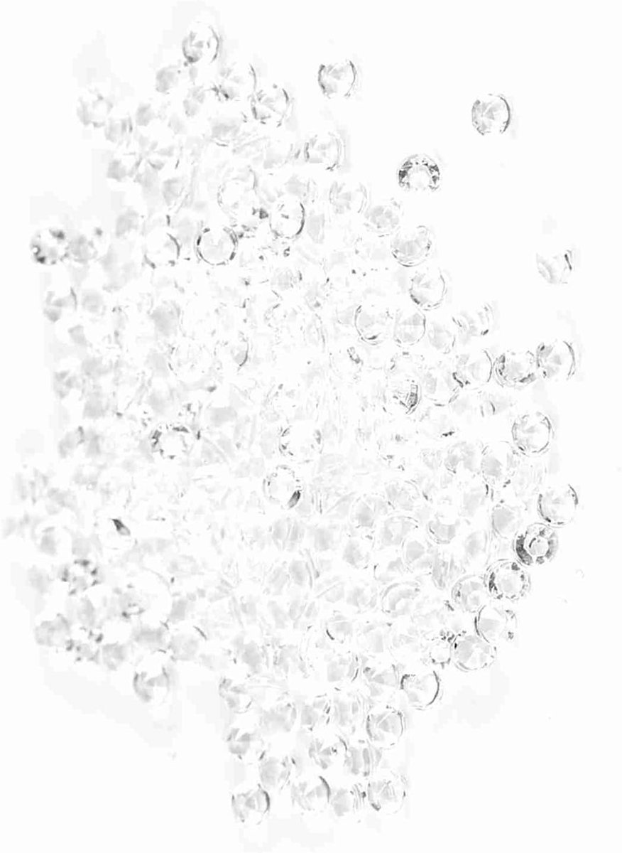 SnelShoppen - 1000 Stuks 3mm Acrylaat Kralen, Transparante Decoratieve Kristal Scatter Gems, Vaas Vuller, Bruiloft en Feest Decoratie, DIY Ornament Ac