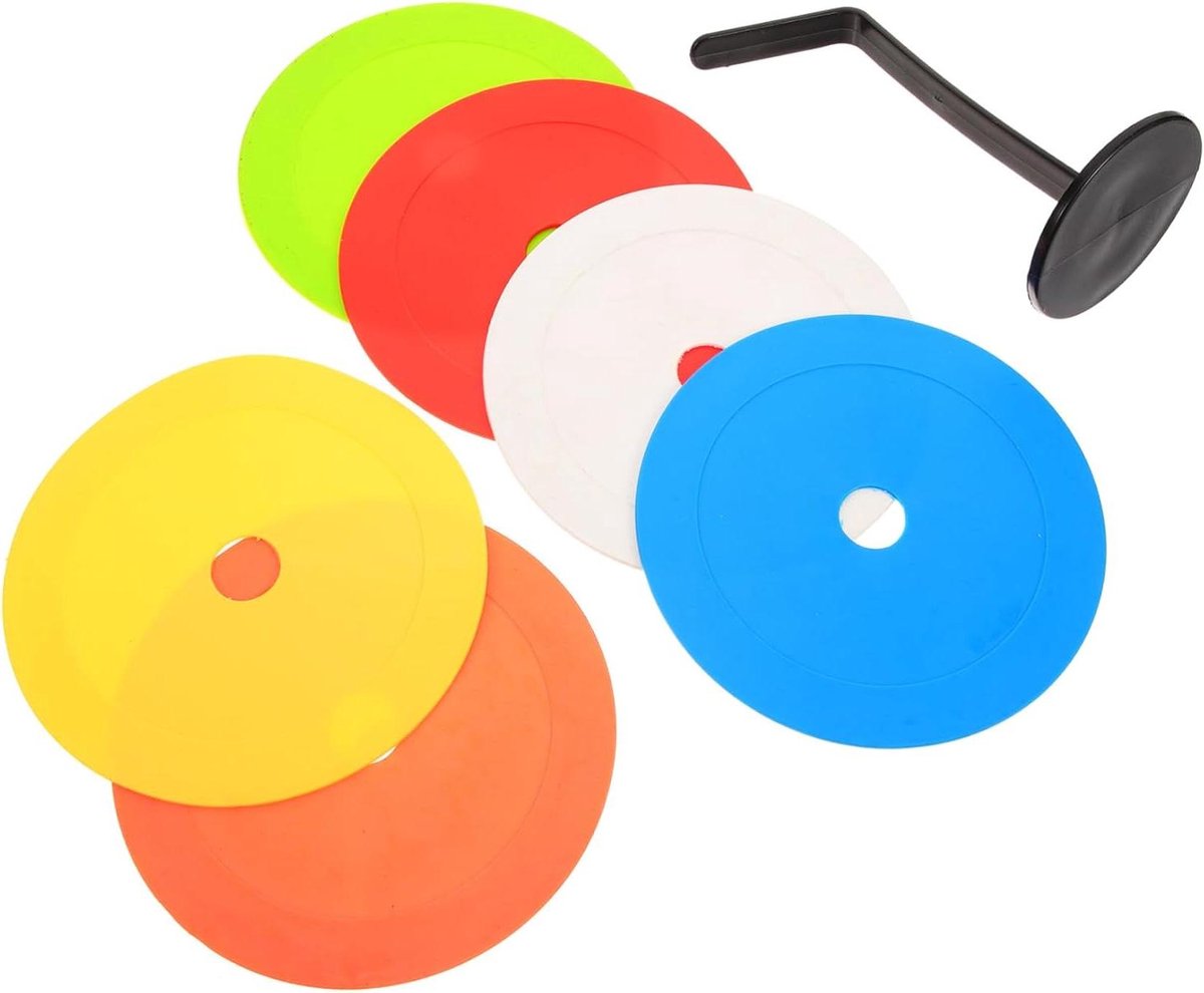Voetbal Trainingsmarkeringen - Schijven Oefeningen - Sport Training - Duurzaam PE Plastic - 15.50X15.00X15.00CM - Multi
