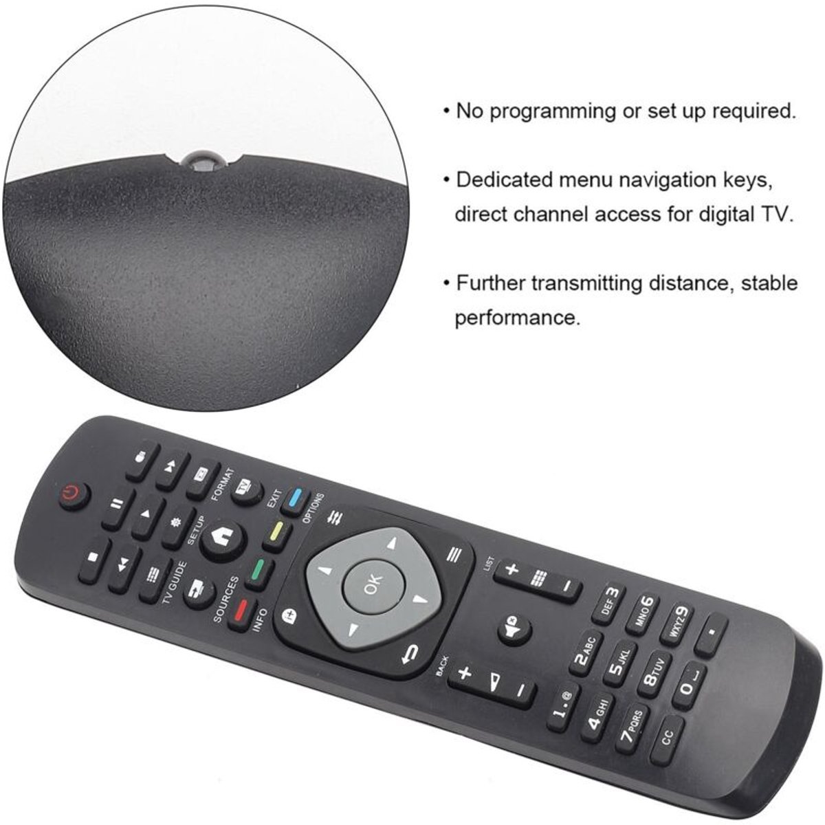 RC802V FMR1 JUR6 65P8S 49S6800FS 49S6510FS Afstandsbediening voor Smart TV's