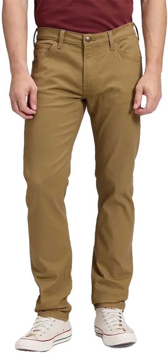 Lee Daren Regular Straight Fit Broek 38 32 Man Khaki