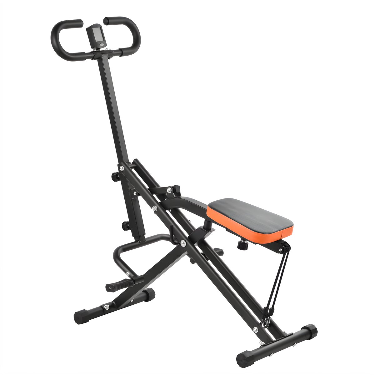 Fitnessmachine - Voor thuisgebruik - Opvouwbaar en verstelbare weerstand - Buiktrainer / fitnessapparatuur - Squat machine