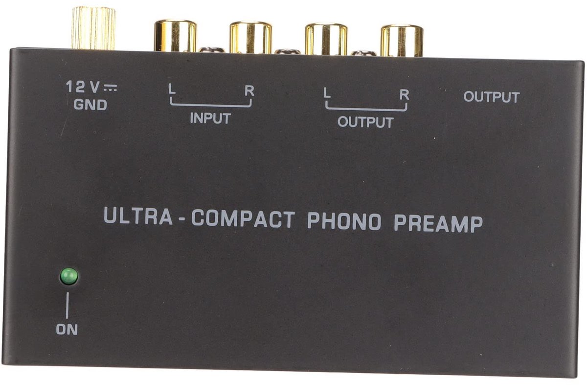 Solidchoice - Phono Voorversterker met Volume Controle voor Platenspeler