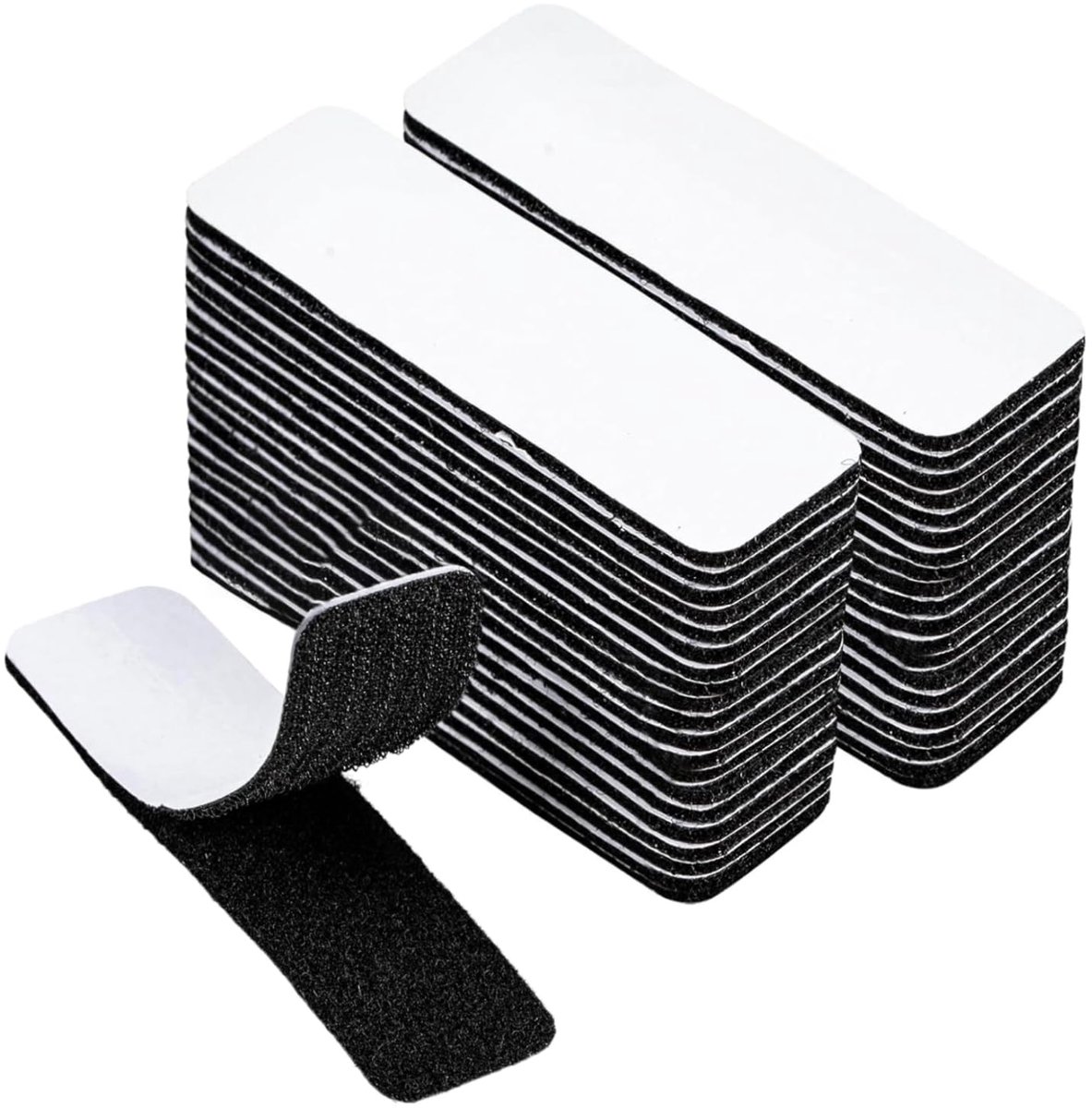30 stuks klittenband zelfklevend, sterke dubbelzijdig klittenband tape, zware kwaliteit, dubbelzijdige kleefpads, perfect voor wanddecoraties, foto's, dashcams, te gebruiken op alle oppervlakken