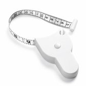 Lichaamsmeetlint - Omtrekmeter - Oprolbaar - 150 cm - Cm & Inch - Wit