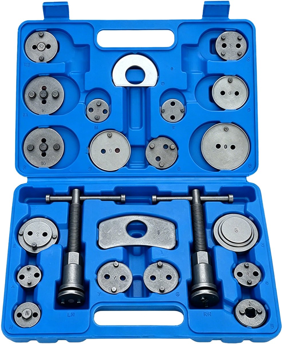 Arvioo-Remklauw terugdrukset 22 stuks-Magnetisch-Antival-Koolstofstaal universeel autoreparatie