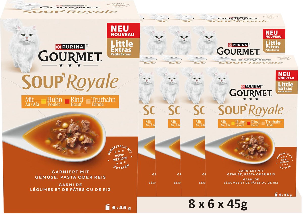 Gourmet GOURMET Soup Royale with Meat (8 x 6 x 45g)