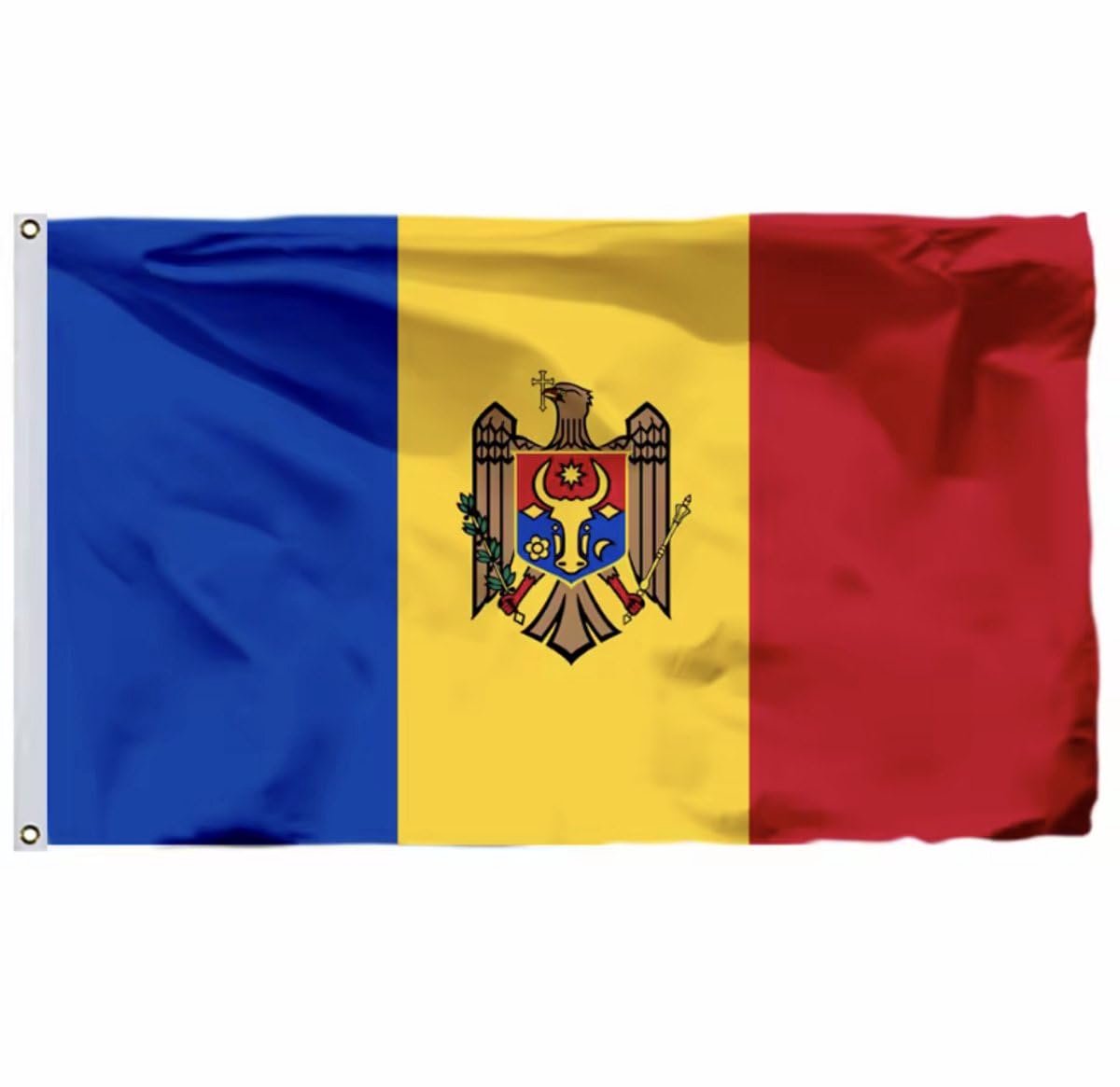 Okado Moldavische Vlag – 150 x 90 cm – Polyester