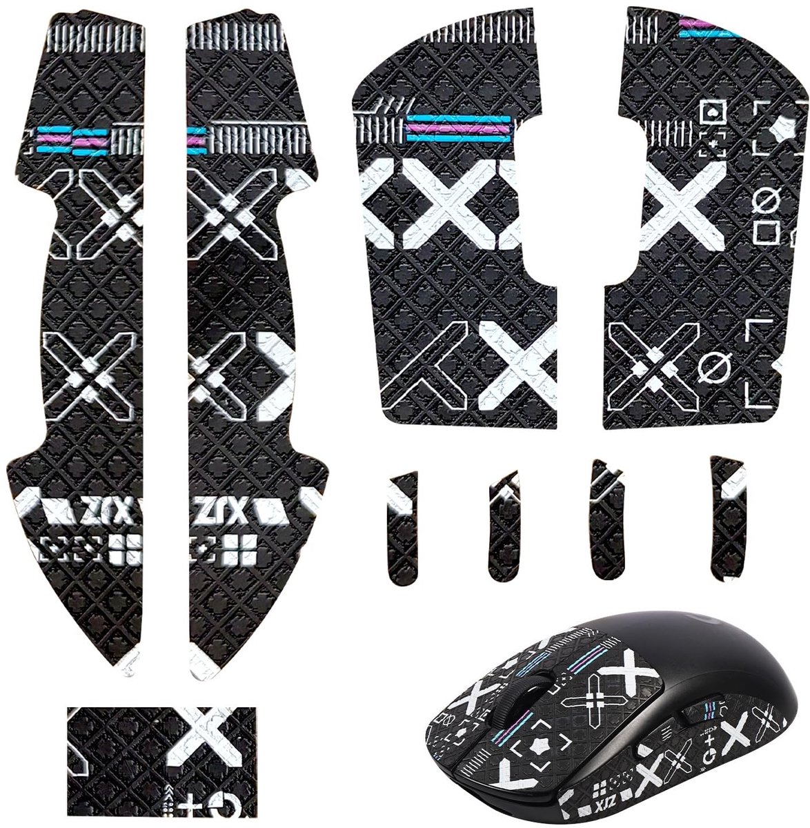 Solidchoice - Dunne Anti-slip Muistape voor Gaming