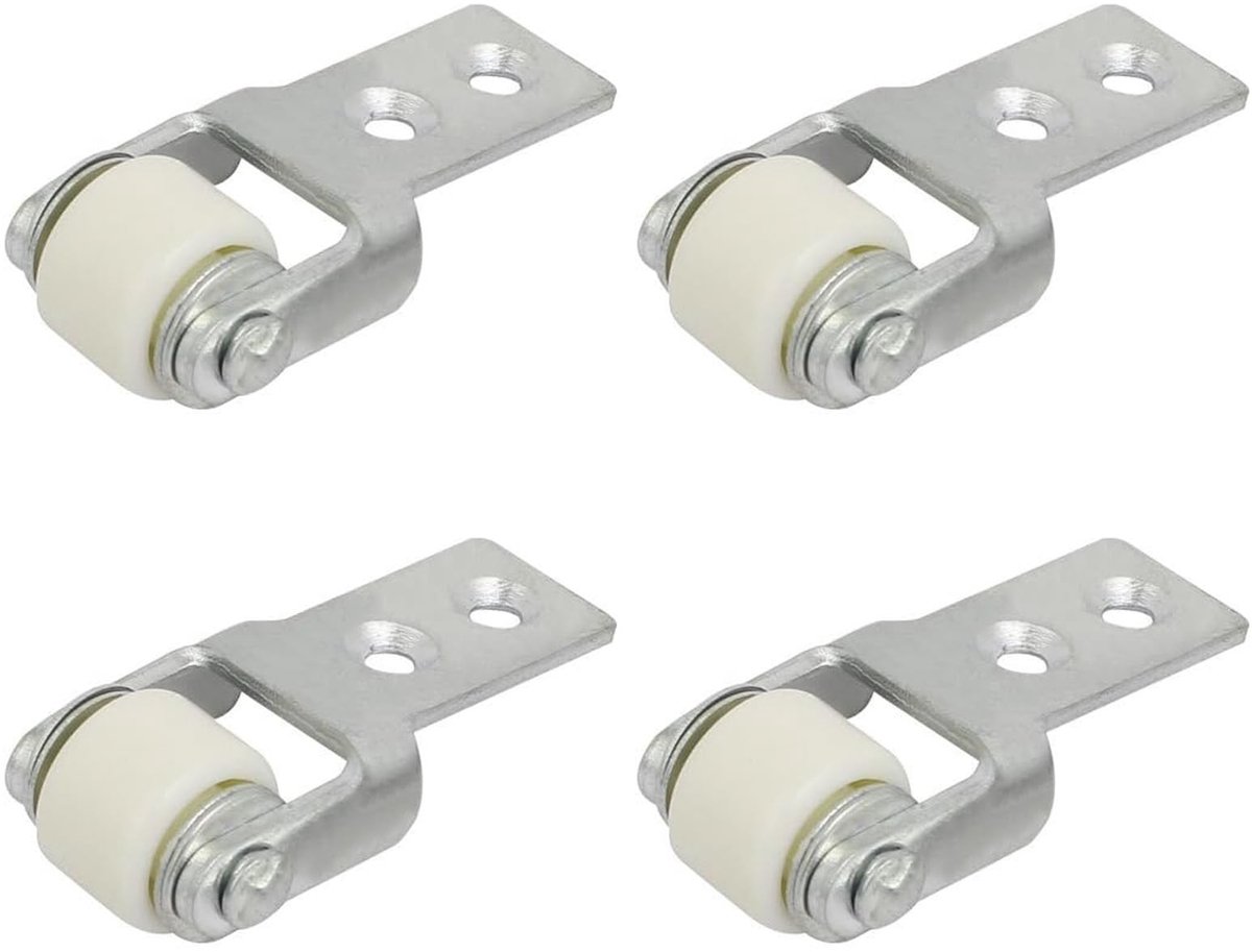 Solidchoice - Set van 4 Zwenkwielen voor Schuifdeuren en Meubels