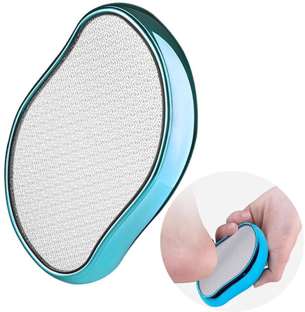 Solidchoice - 2in1 Nano Glazen Voetvijl en Eeltverwijderaar